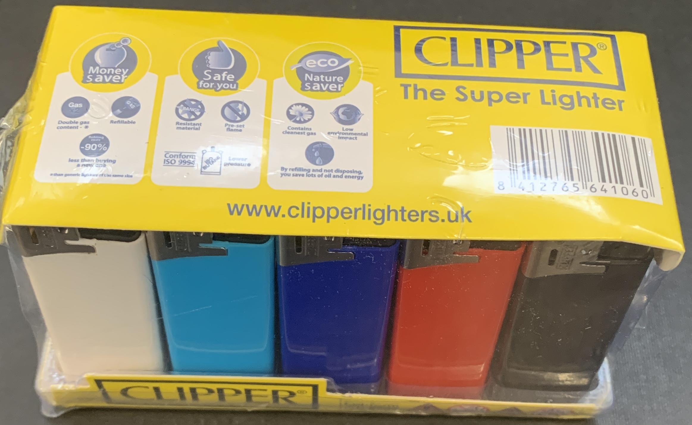 CLIPPER Electronic Lighter 25’s Dado Supplies UK Ltd.
